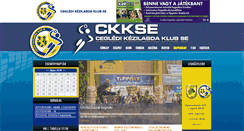 Desktop Screenshot of cegledhandball.hu
